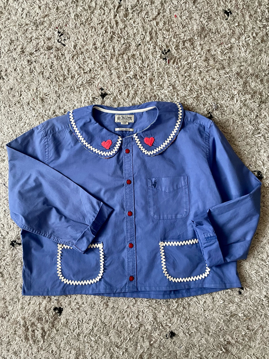 L’AUDACIEUSE  bleu et rouge