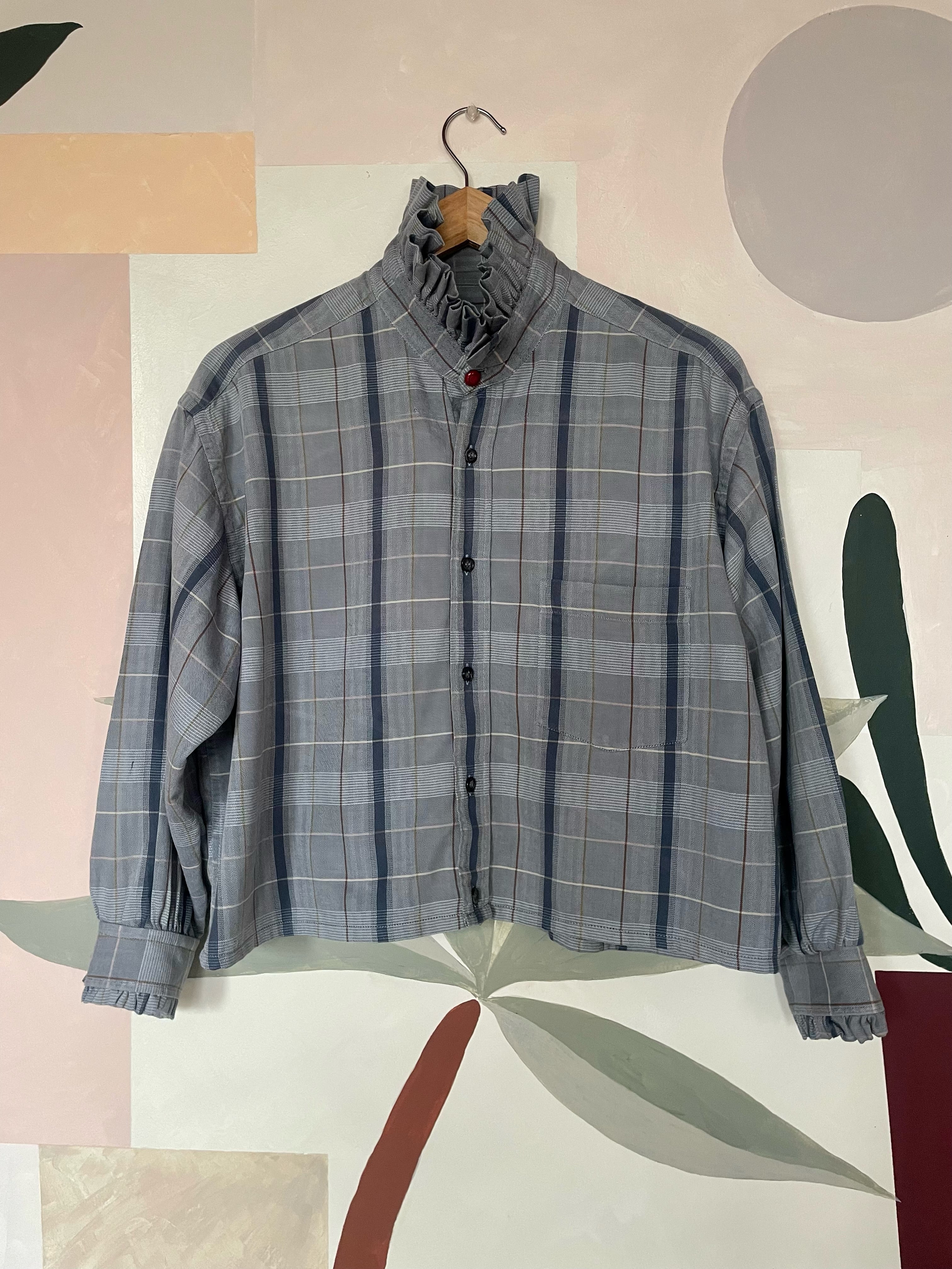 LA PASSIONNÉE grise carreaux