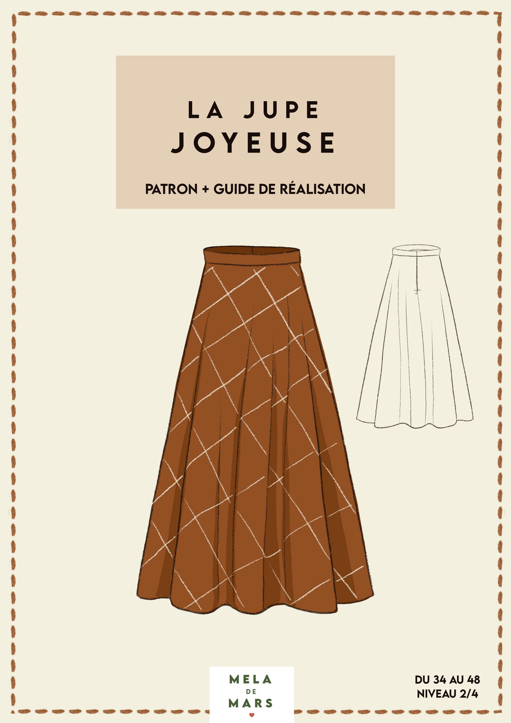 La  jupe Joyeuse ( guide et mini patron )