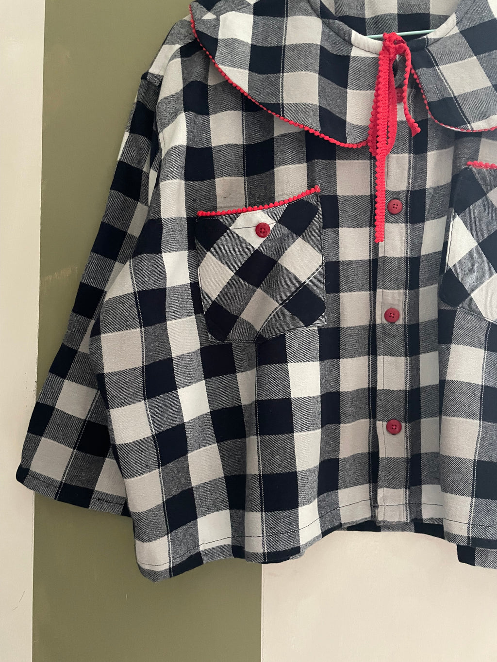 LA COQUETTE marine  et rouge