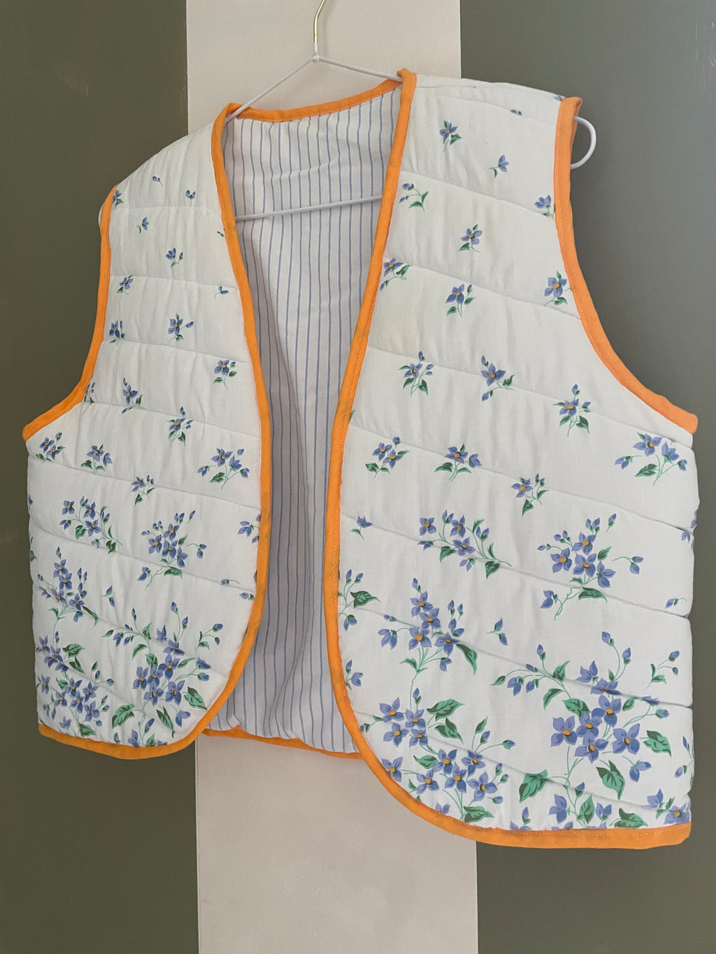 Veston molletonné chiné fait main