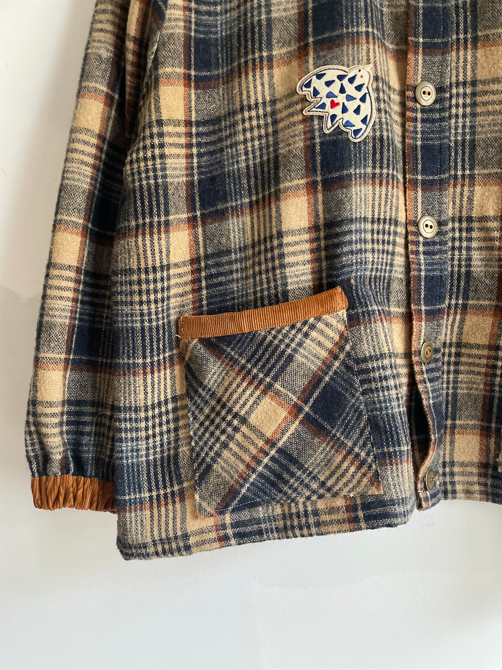 LA GALANTE carreaux noir et camel