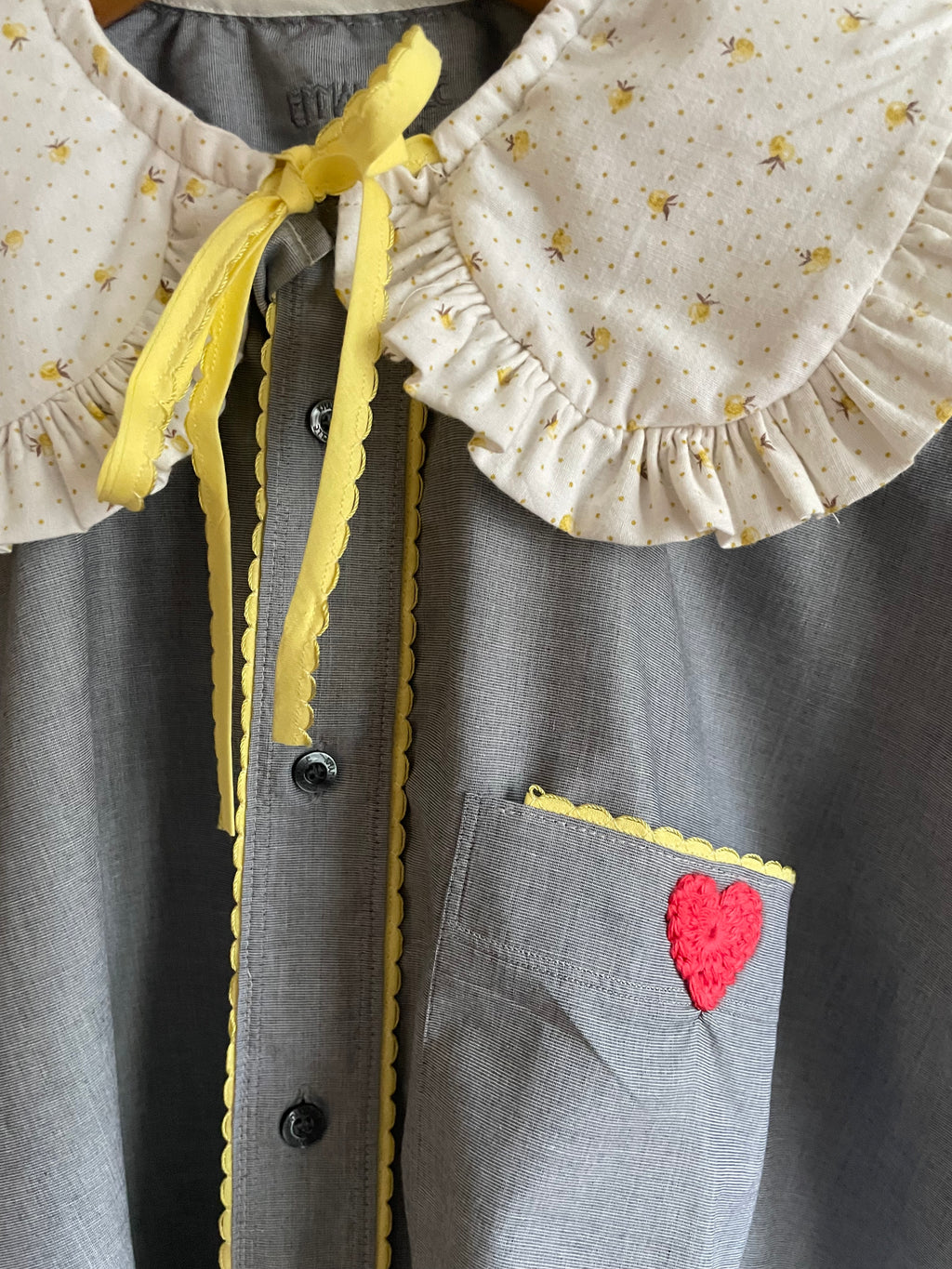 LA COQUETTE gris et citron