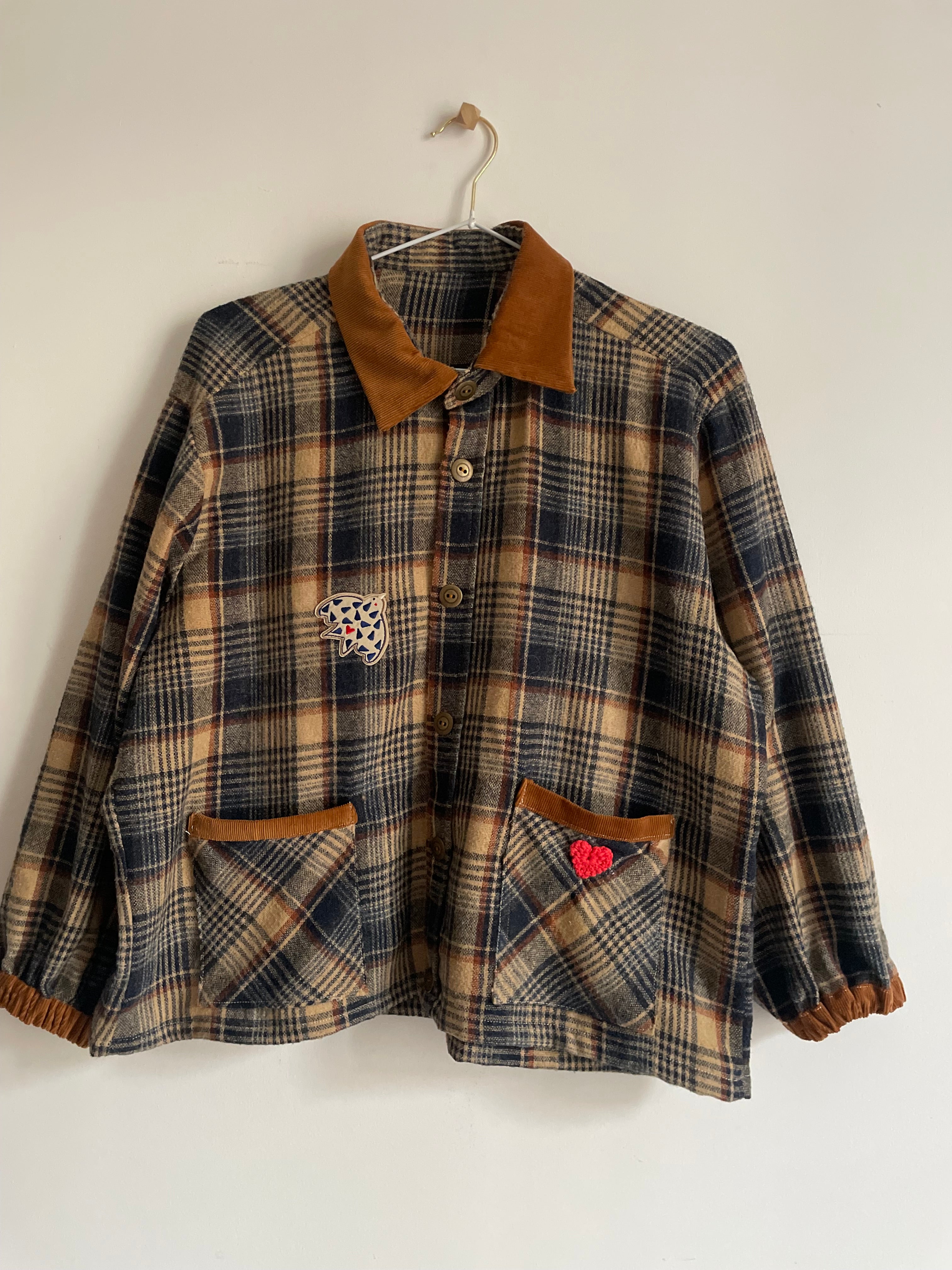 LA GALANTE carreaux noir et camel