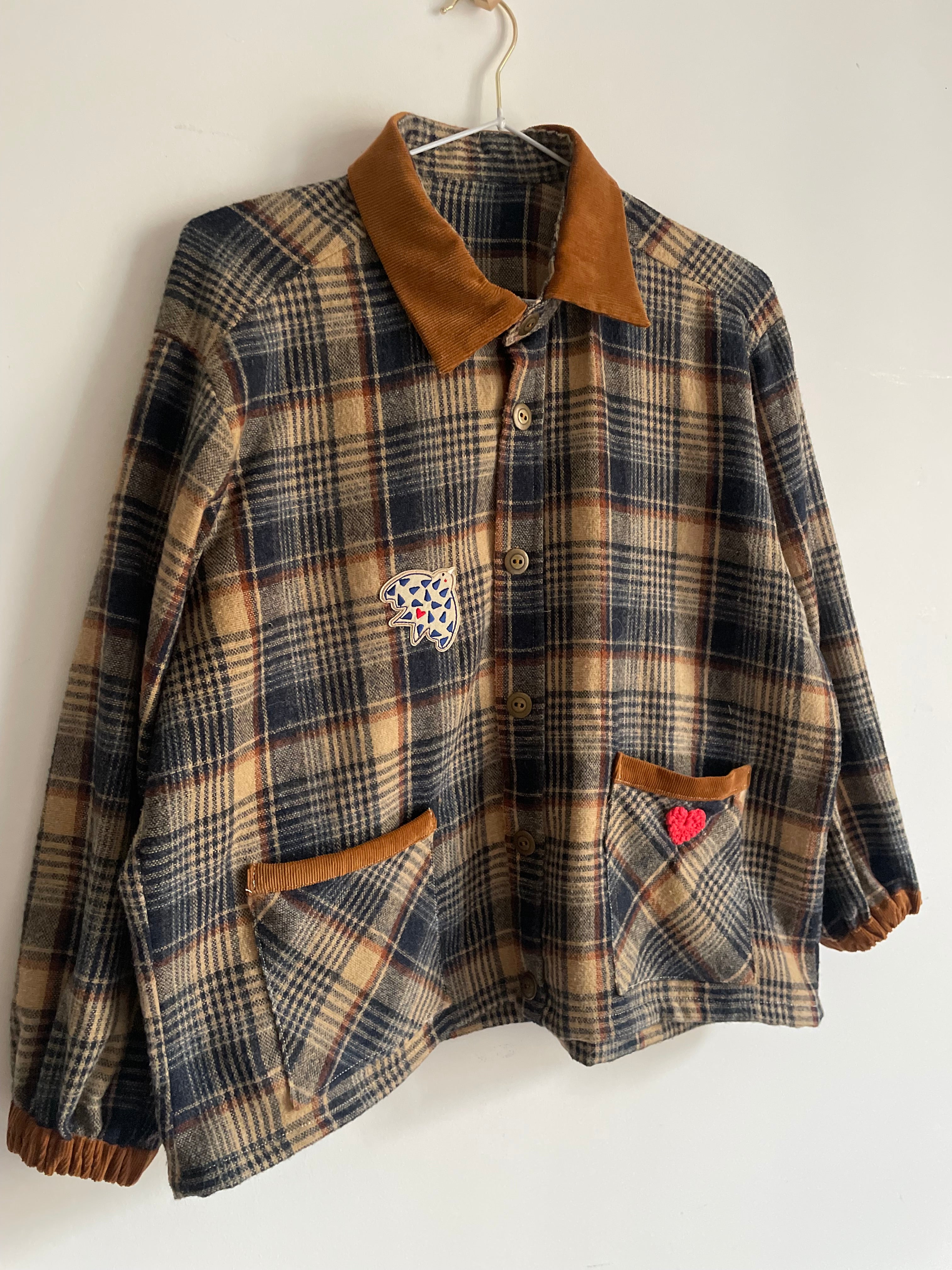 LA GALANTE carreaux noir et camel