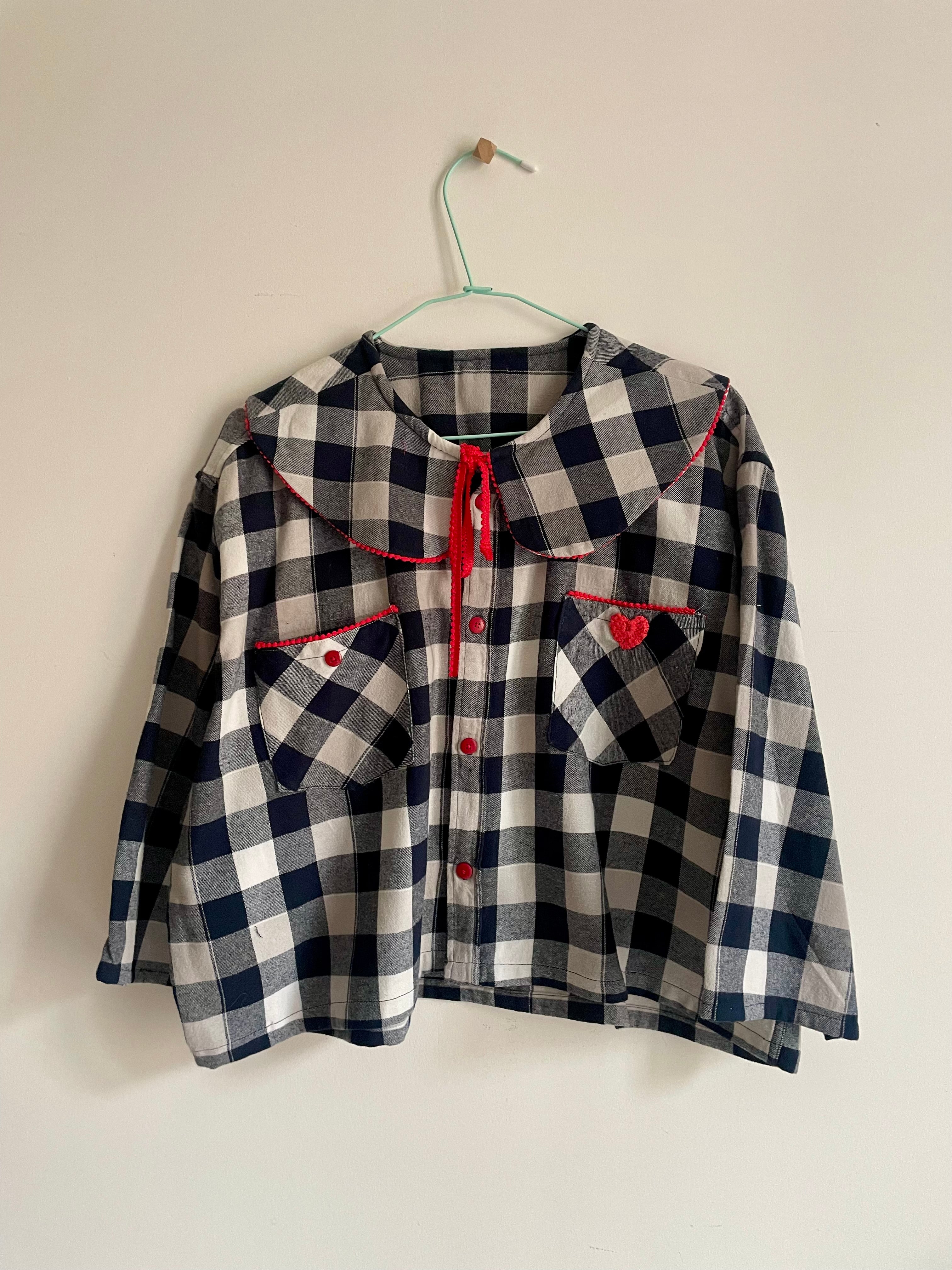 LA COQUETTE marine  et rouge