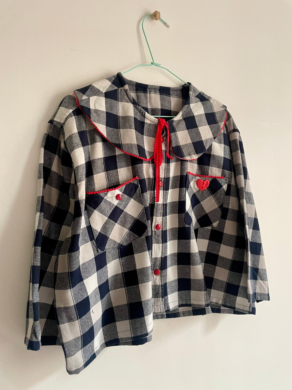 LA COQUETTE marine  et rouge