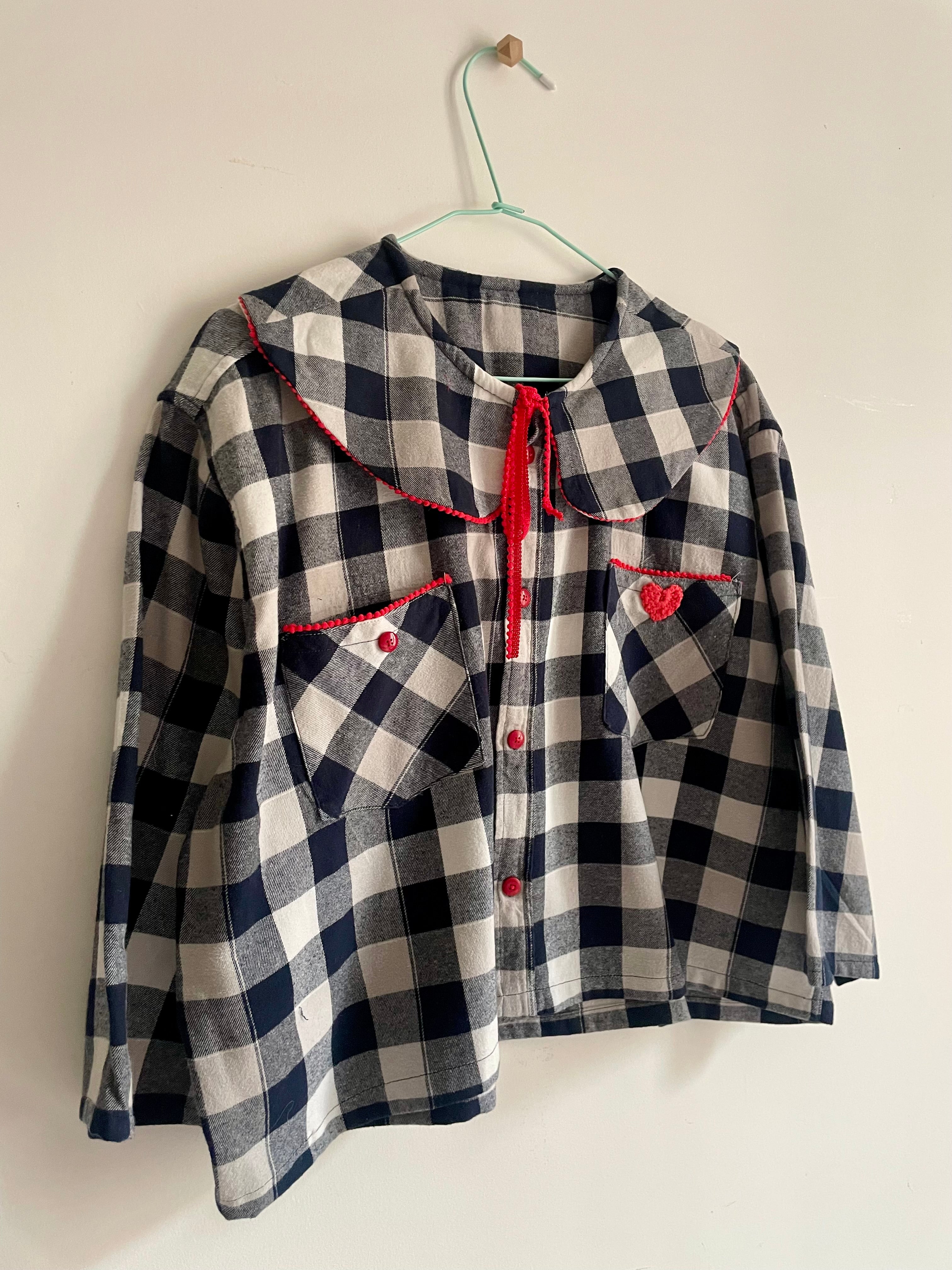 LA COQUETTE marine  et rouge